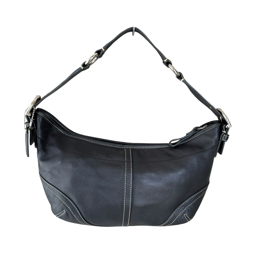 🆕 Coach Vintage Soho Leather Shoulder Bag Black - Picture 6 of 17